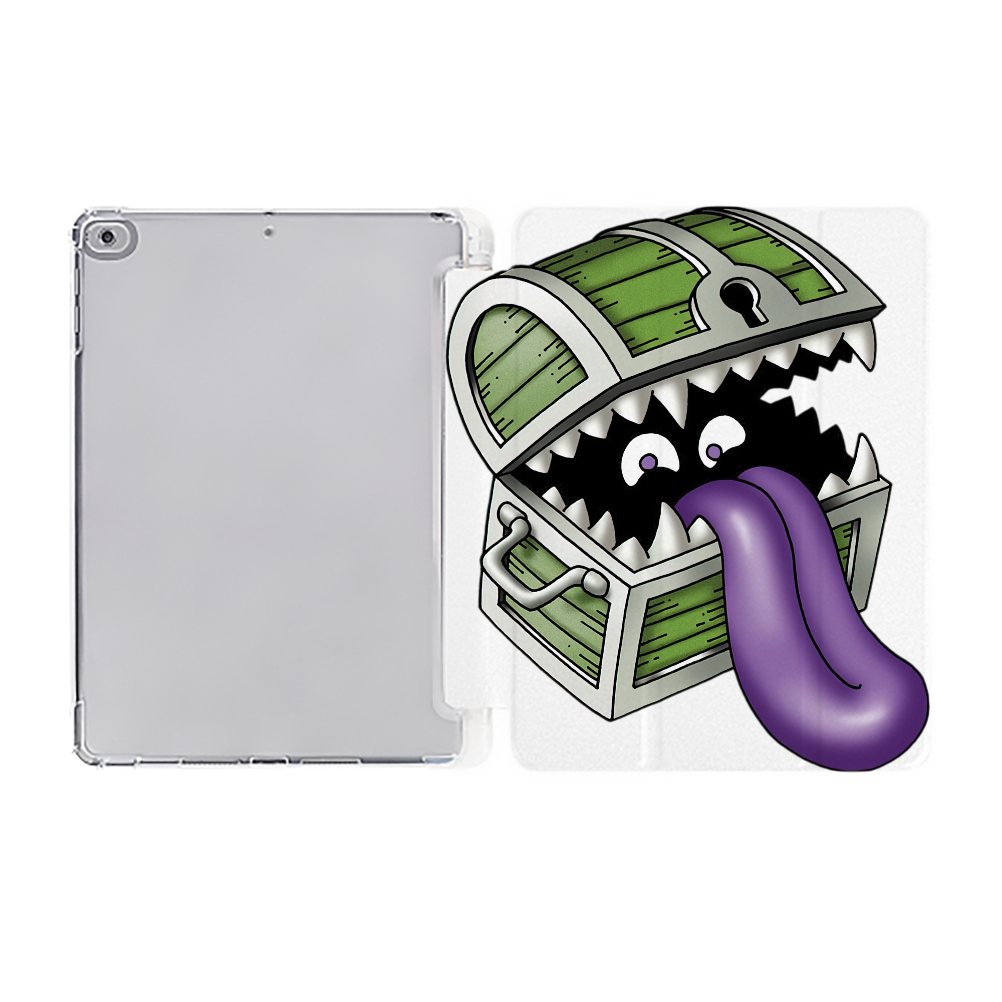 （画像用） ドラゴンクエスト Doragon Kuesuto Dragon Quest IPad ケース ペン収納付き 三つ折りスタンド PUレザー×シリコン 対応機種9.5/10.5/10.9インチ